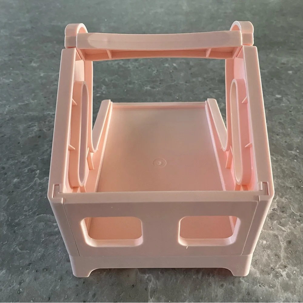 NEW! Shipping Label Holder for Rolls & Fan-Fold Labels Thermal Label Print Pink